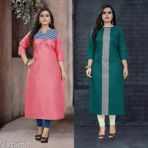 Women's Printed Cotton Kurti