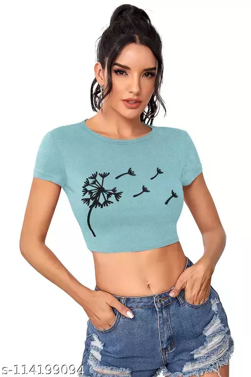 DHUNKI Women's Crop Top