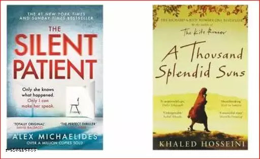 The Silent Patient + A Thousand Splendid Suns (2 Books Combo) Best Book  (Paperback  Alex Michaelides)