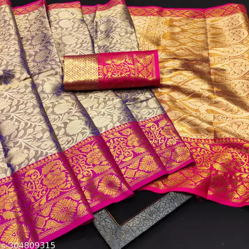 Morpich Fashion  Top Dyed  Banglory Silk Saree
