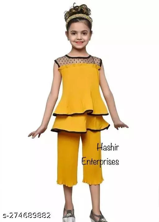 Yellow kids dress