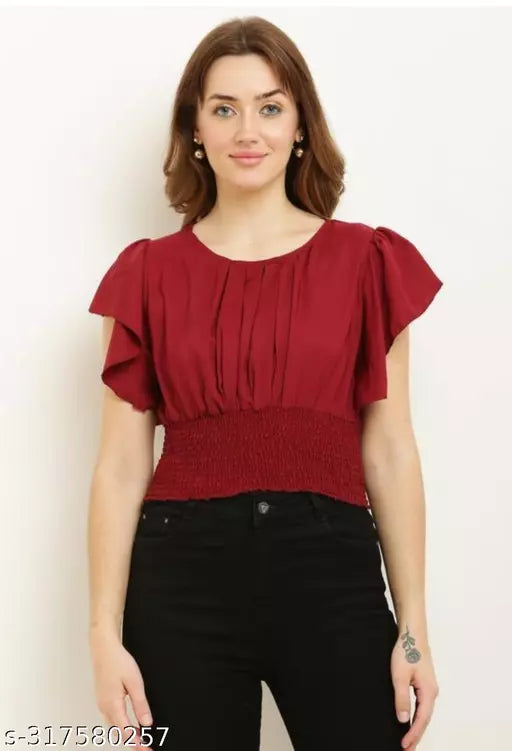 Classy sensation women top  & tonic red
