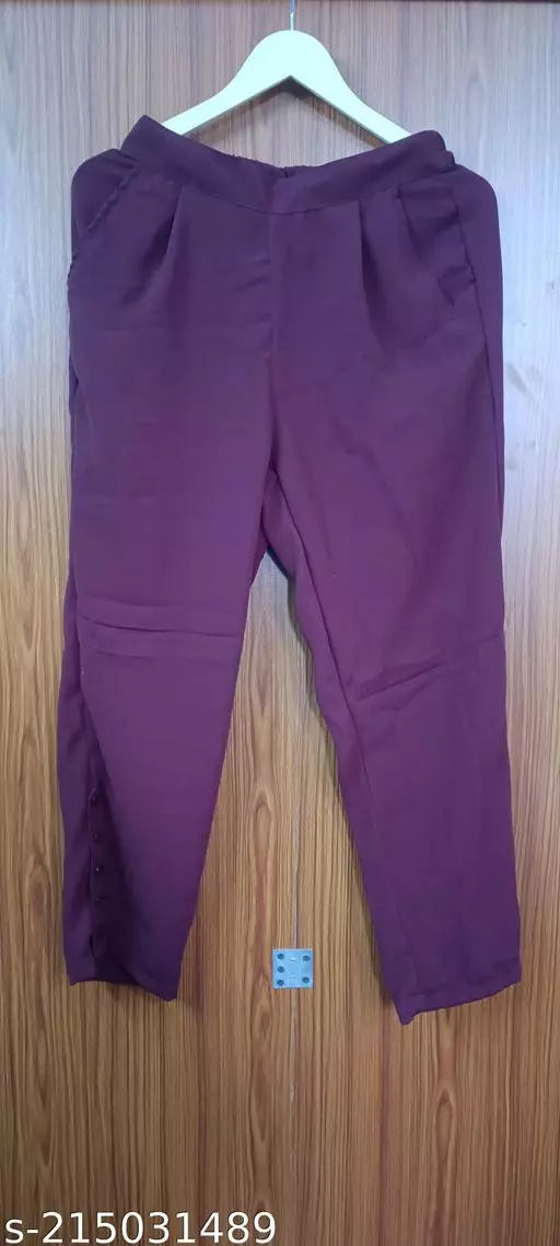 Classic Fashionista Women Women Trousers