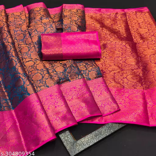 Morpich Fashion  Top Dyed  Banglory Silk Saree
