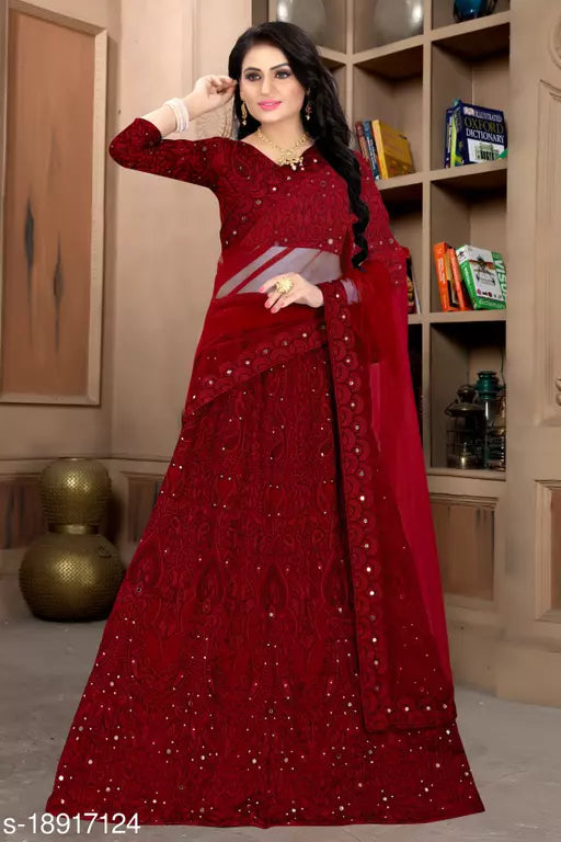 Mirror Work Alisha Attractive Women Lehenga