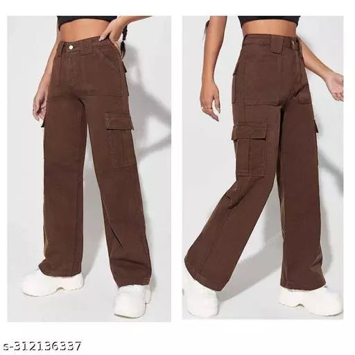 SAANU'S FASHION - STYLISH SIX POCKETS DENIM JEANS FOR GIRLS & WOMEN