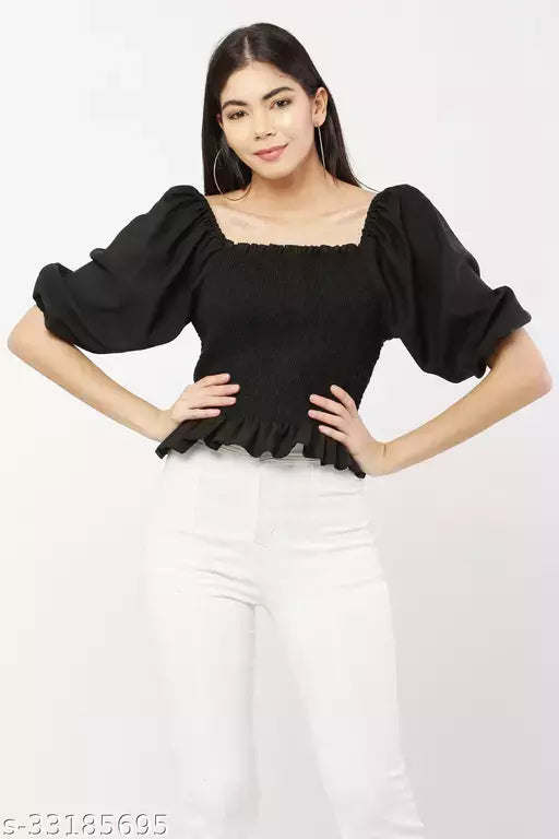 Pretty  Women Cotton Tops & Tunics