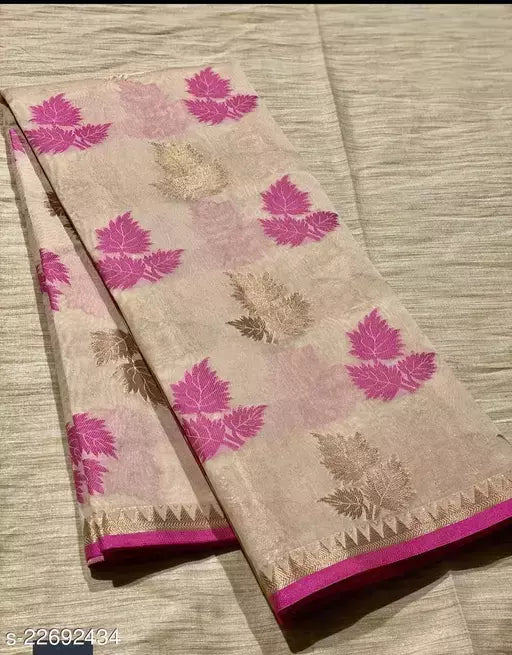 Cotton Silk Floral Saree