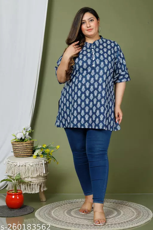 Plus Size-Fancy Elegant Women Tops & Tunics