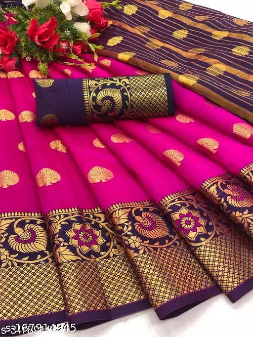 ASHRUTI GORGEOUS FANCY JACQUARD SAREE