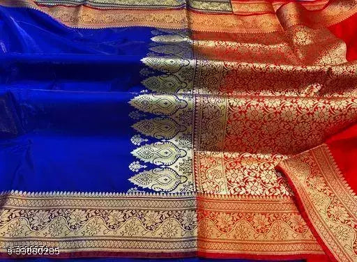 Handloom Banarasi Satin Katan Silk Saree