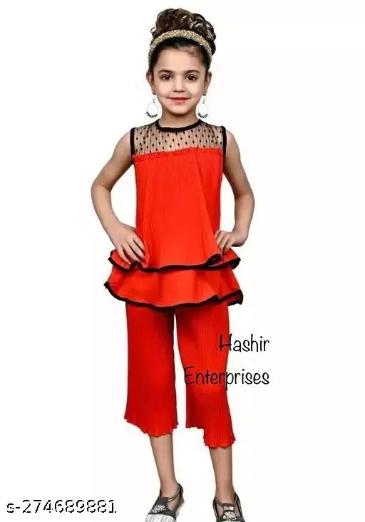 Red kids dress