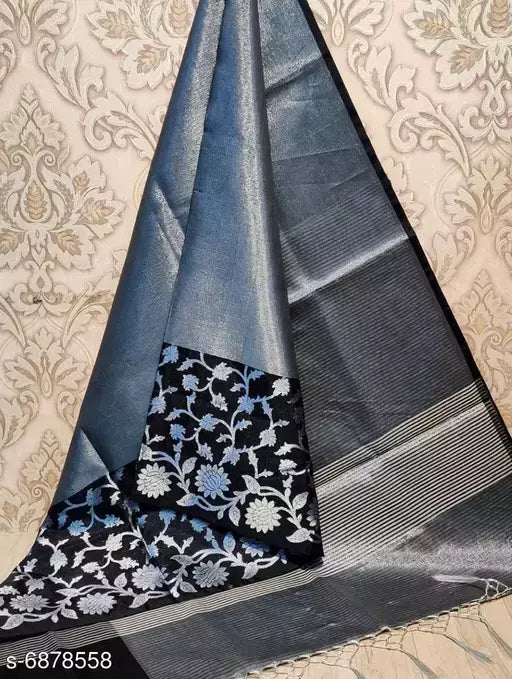 Banarasi Linen Tissue Silk Saree