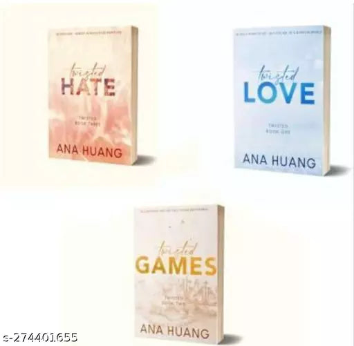TWISTED HATE BY ANA HUANG + TWISTED LOVE BY ANA HUANG + TWISTED GAME  ( TWISTED SERIES FICTION NOVELS )