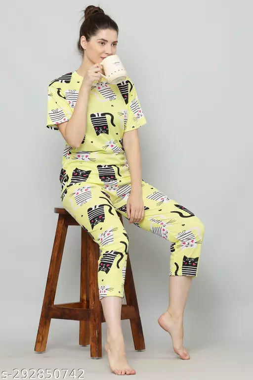 Women Top & Pant & Nikkar Set 3pc