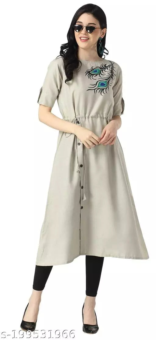 WOMEN'S ETHNIC PRINTED COTTON KURTIS