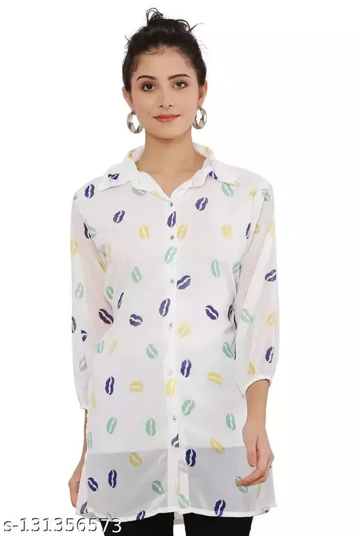 women long printed shirt