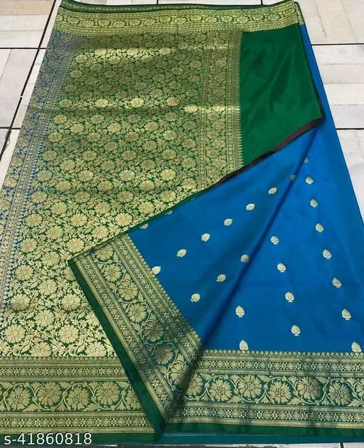 SATIN SILK BUTI SAREE