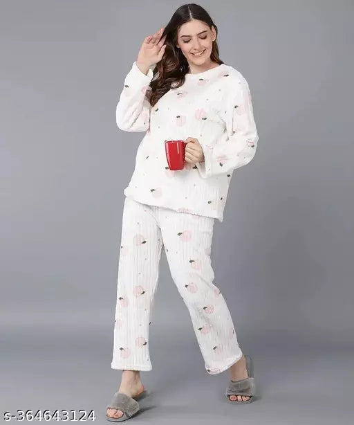 Letest trending women winter wear white
