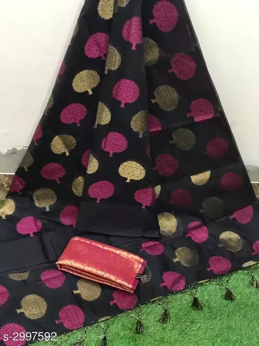Pretty Cotton Silk Women's Saree