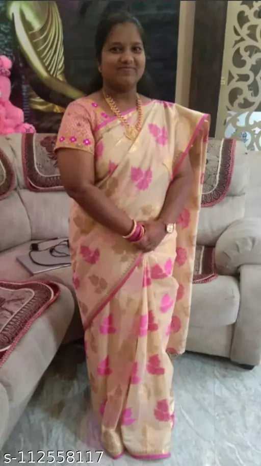 TRENDING LEAF BOOTA SILK SAREE