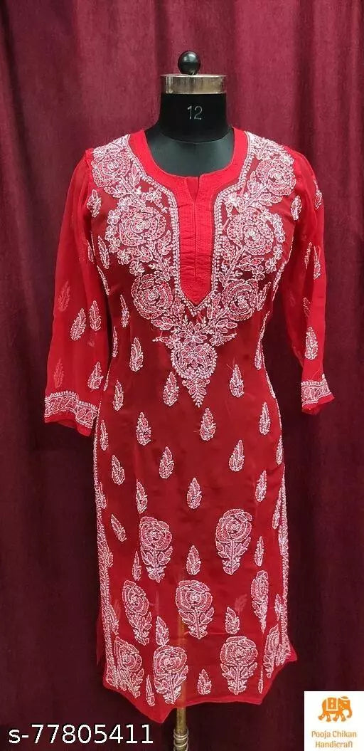 RoseDaaman Chiffon Kurti.