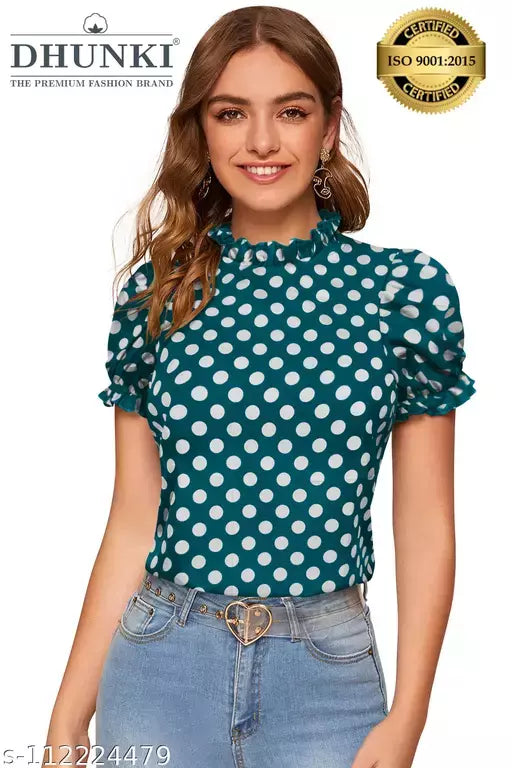 DHUNKI WOMEN'S PRINTED TOP