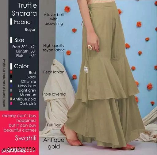 Stylish swahili brand Din  sharara