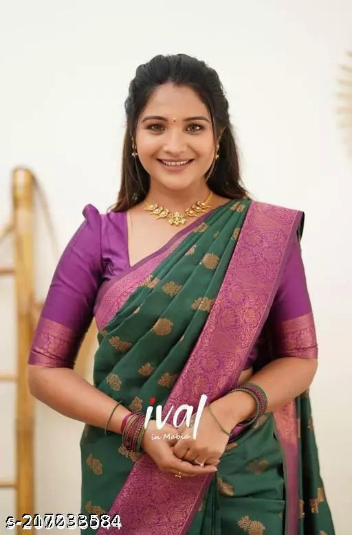 Present the Amazing Stylish Self Design Saree