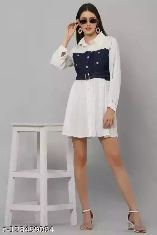 women denim dress
