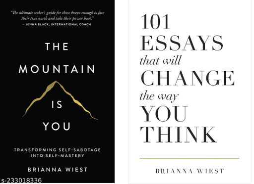 Brianna Wiest 2 Books Set: Mountain Is You & 101 Essays (English  Paperback)