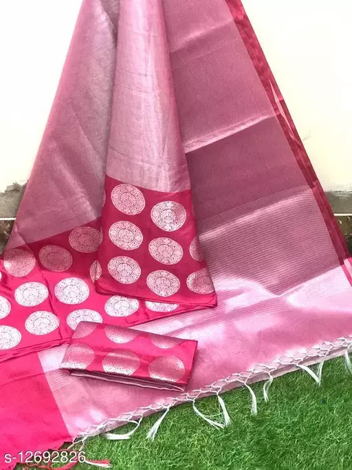Trendy  Tissue Silk  Embroidered Saree