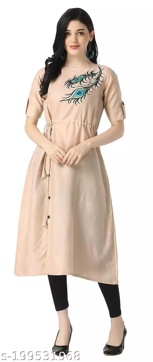 WOMEN'S ETHNIC PRINTED COTTON KURTIS