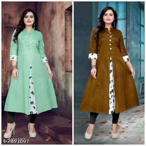 Women's Printed Khadi Cotton Kurti