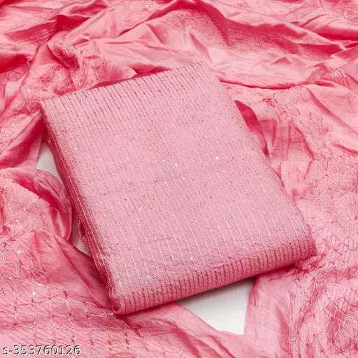 CHANDERI SLIK SUITS FOR LADIES