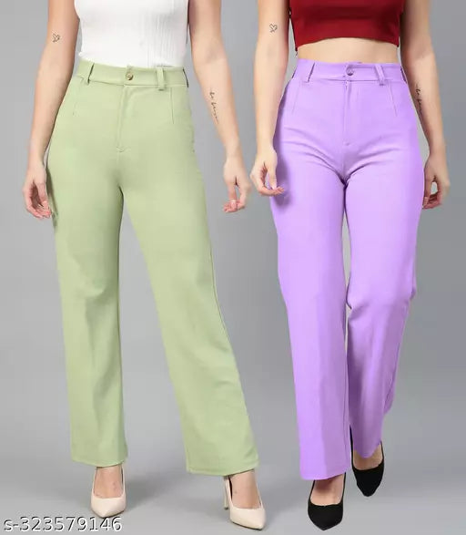 Classic Glamorous Women Women Trousers