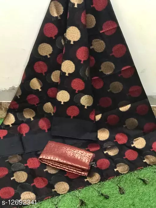 Pretty Cotton Silk Women's Saree
