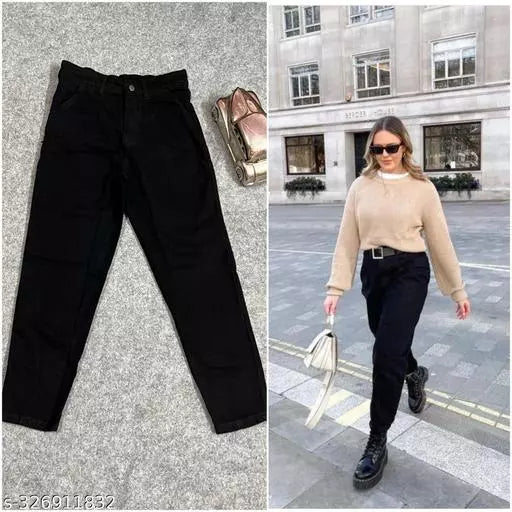 DENIM JEANS FOR WOMEN WIDE-LEG