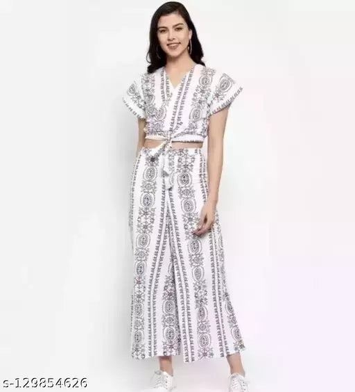 stylish women top & bottom set