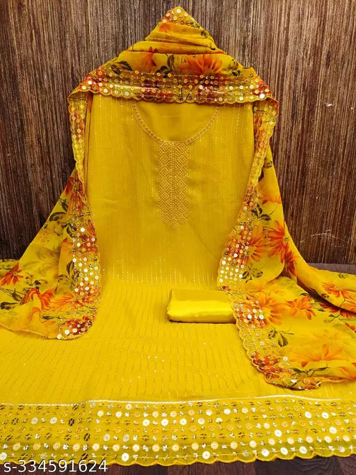HEAVY GEORGETTE  LADIES SUIT