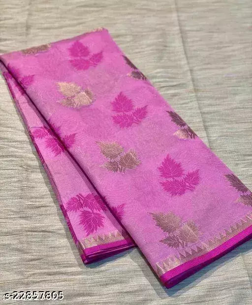 Cotton Silk Floral Saree