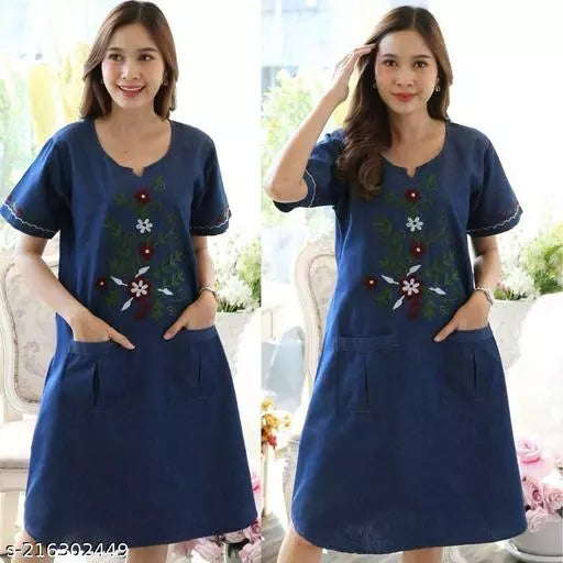 DENIM DRESS
