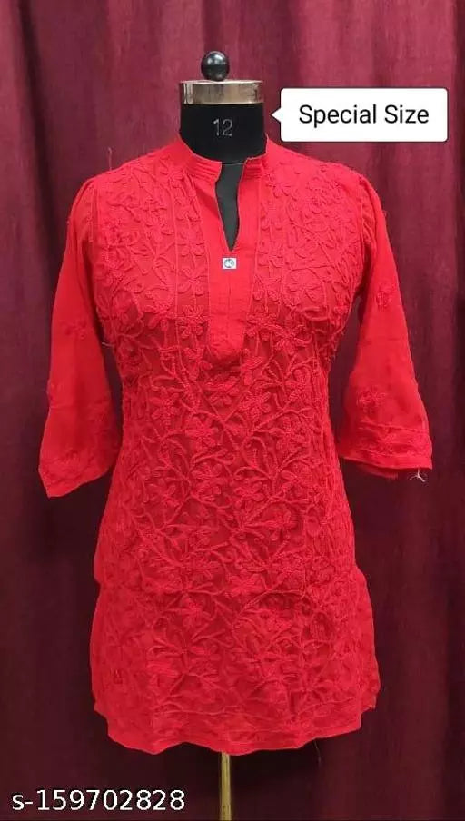 Aari Georgette Front Jaal Medium Length.