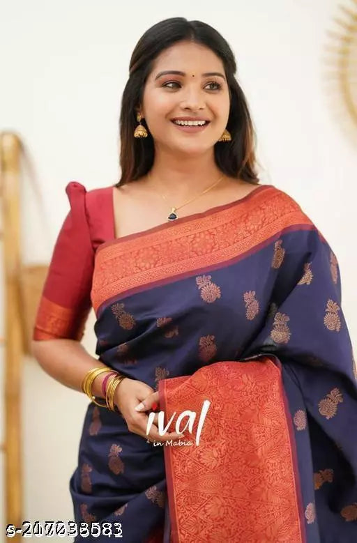 Present the Amazing Stylish Self Design Saree