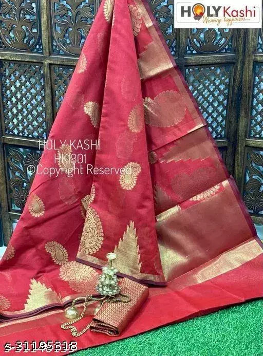 BANARASI CARRY TEMPLE SAREE