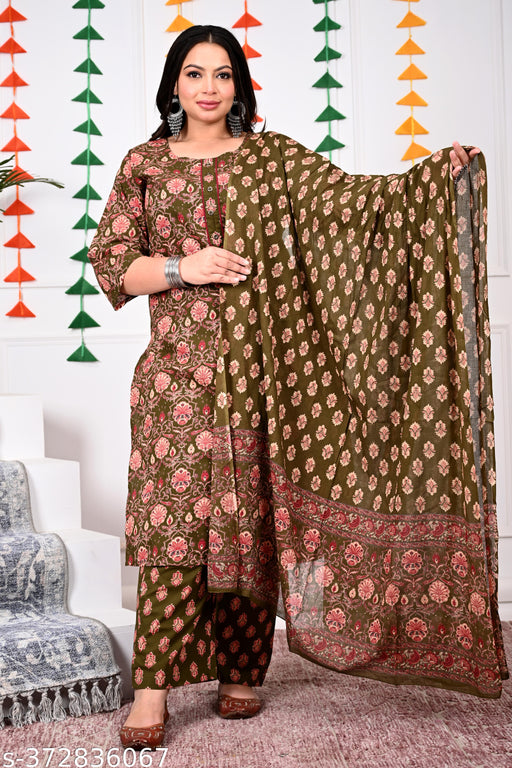 Swasti Woman Kurta set- Cotton kurta set