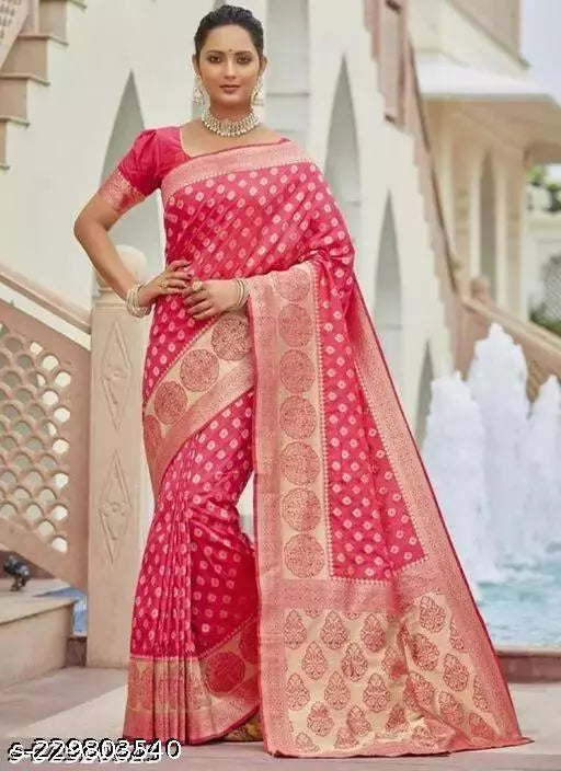 Present the Amazing Stylish Self Design Saree