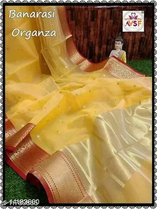 ORGANZA SILK ZARI SAREE