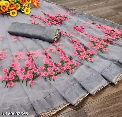 Fancy Net Flower work designs