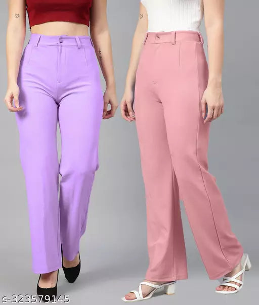 Fancy Elegant Women Women Trousers
